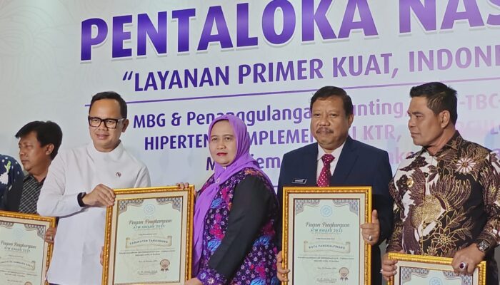 Pangkalpinang Terima Penghargaan Eliminasi Penyakit Menular, Prof Udin: Bentuk Komitmen Wujudkan Kota Sehat