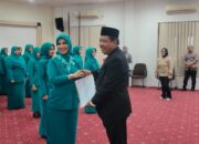 Walikota Prof Udin Lantik Hj Susanti Saparudin sebagai Ketua TP PKK Kota Pangkalpinang Periode 2025-2030.