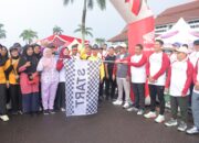 Jalan Sehat dan Senam Bersama HAKORDIA 2025, Pemprov Babel Tegaskan Komitmen Basmi Korupsi