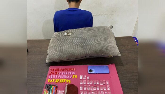 Pengedar Sabu Di Pangkalpinang Diringkus Polda Babel Usai Simpan Puluhan Klip Sabu Di Bantal