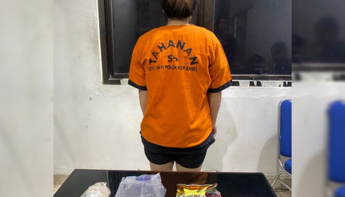 Geledah Kontrakan IRT Di Pangkalpinang, Ditresnarkoba Polda Babel Temukan 1,1 Kilogram Sabu