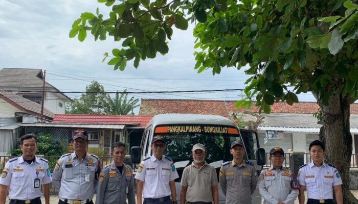 Demi Keamanan Masyarakat, Dishub Babel Intensifkan Rampcheck AKDP Jelang Lebaran