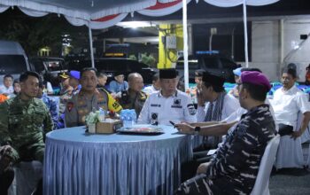 Pastikan Lebaran Aman dan Kondusif, Gubernur Hidayat Arsani dan Forkopimda Turun Langsung Tinjau Pos Pengamanan