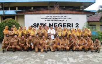 Wujud Nyata Perhatian Pemprov Babel, Gubernur Kunjungi SMK Negeri 2 Tanjungpandan