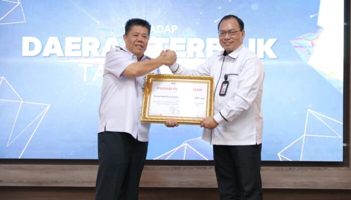 Wujudkan Tata Kelola Bersih, Pemprov Babel Raih Peringkat II Nasional Pencegahan Korupsi Dari KPK