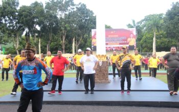 Gubernur Hidayat Arsani Hadiri Pembukaan Porseni Bhayangkara, Perkuat Sinergitas dengan Masyarakat