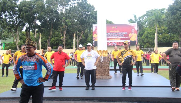 Gubernur Hidayat Arsani Hadiri Pembukaan Porseni Bhayangkara, Perkuat Sinergitas dengan Masyarakat