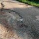Jalan Bahari Desa Air Seruk Rusak Parah, Warga Keluhkan Akses Sekolah dan Pemukiman Pemerintah diminta serius.