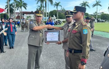 HUT Damkar ke-107, Satpol PP ke-76 dan Satlinmas ke-64, Gubernur Hidayat Arsani Tegaskan Komitmen Pelayanan untuk Rakyat