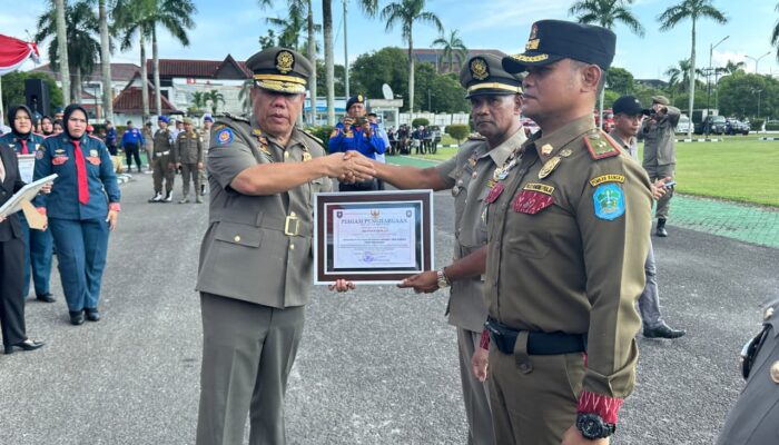 HUT Damkar ke-107, Satpol PP ke-76 dan Satlinmas ke-64, Gubernur Hidayat Arsani Tegaskan Komitmen Pelayanan untuk Rakyat