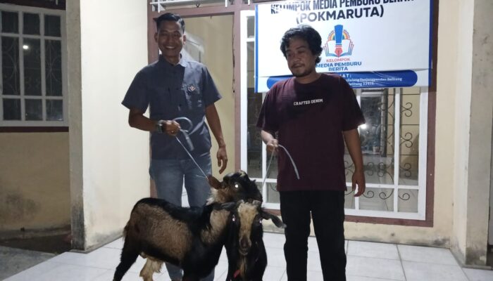 Bukan Cuma Bangun Hotel, The Serai Tanjung Binga Juga Berbagi Kurban untuk Warga dan Pers