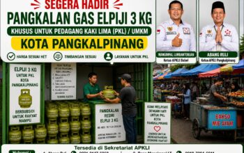 Setelah Perjuangan Panjang, Akhirnya Pangkalan Gas 3 KG Khusus untuk Pedagang Kaki Lima (PKL) Segera Hadir