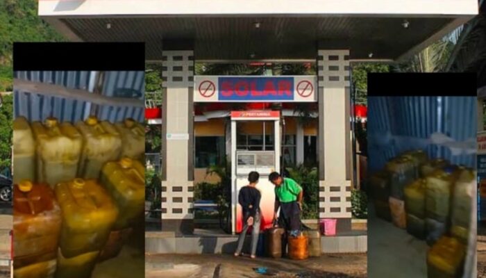1 Ton Solar Subsidi Tertimbun Digudang Sawit Alur Dari SPBN Batu Air Tanjung Batu Itam di Sorot