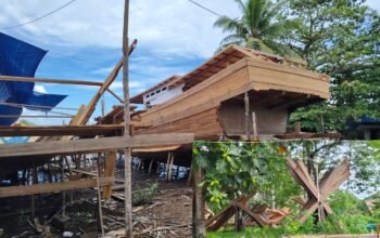 Kapal Kayu Raksasa dI Tanjung Pandan Disorot, Asal Usul Kayu Dipertanyakan KPHL Turun Tangan