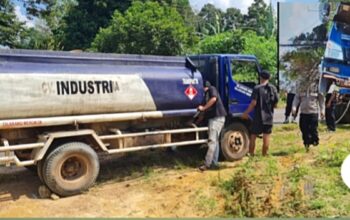 Pasca Kecelakaan Mobil Tangki di Badau, Unit Tipidter Polres Belitung Dalami Dugaan Peredaran Solar Ilegal