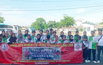 Babel Jaya Women U16 Bertolak ke Denpasar untuk FSAI Cup 2026