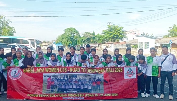 Babel Jaya Women U16 Bertolak ke Denpasar untuk FSAI Cup 2026