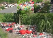 Sampah Dekat Waduk Cadangan PDAM Menumpuk, Upaya DLH Dipertanyakan