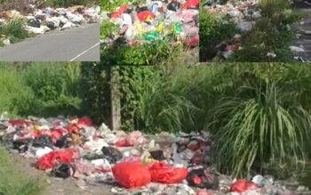 Sampah Dekat Waduk Cadangan PDAM Menumpuk, Upaya DLH Dipertanyakan