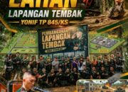 Perkuat Kemampuan Tempur, Yonif TP 845/Ksatria Satam Mulai Bangun Lapangan Tembak