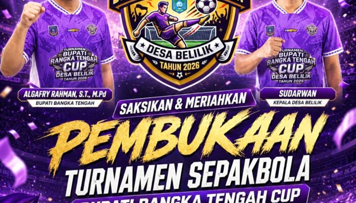 Resmi Dibuka Event Turnamen Sepakbola Bergengsi Bupati Cup 1 2026 Diikuti 10i Klub se-Babel