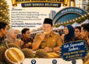 Gubernur Hidayat Arsani Ajak Warga Rantau dan Mahasiswa Asal Babel di Yogyakarta Nikmati Durian Kelekak