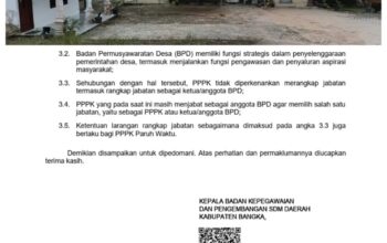 Masih Rangkap Jabatan, Ketua BPD Gunung Muda yang Berstatus PPPK Jadi Sorotan