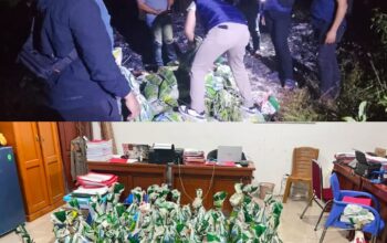 Kejar Jejak Kendaraan Mencurigakan Satlap Tricakti Dan Polisi Temukan 1,6 Ton Material Diduga Pasir Timah