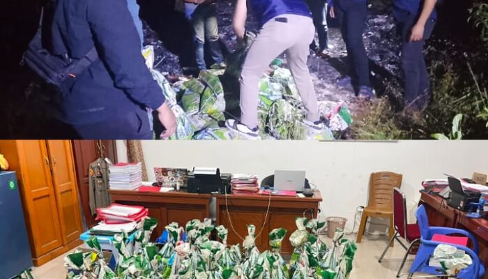 Kejar Jejak Kendaraan Mencurigakan Satlap Tricakti Dan Polisi Temukan 1,6 Ton Material Diduga Pasir Timah