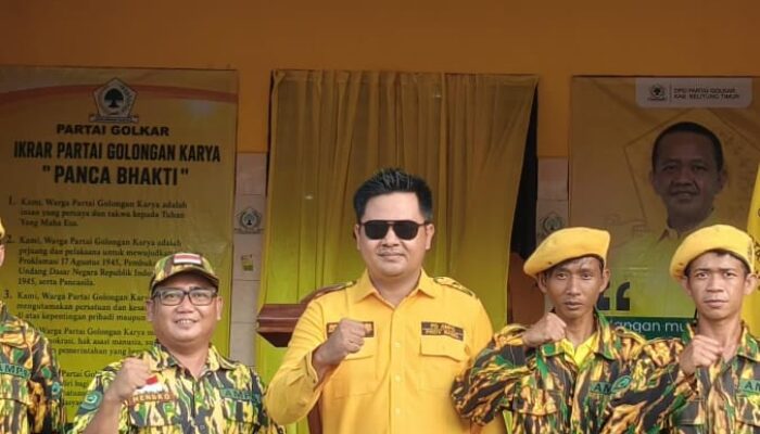 AMPG Babel Hadiri Pelantikan Pengurus Kecamatan Golkar Belitung Timur, Alek: Siap Bentuk Kepengurusan Hingga Desa