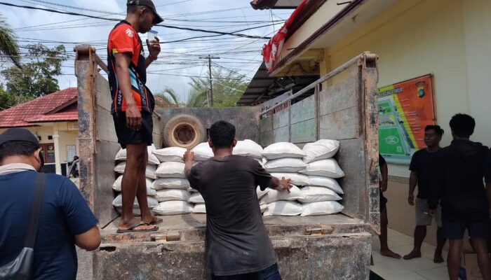 TIM Gabungan Bareskrim Polri-Polda Babel Gagalkan Penyelundupan 28 Ton Pasir Timah di Beltim