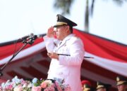 Gubernur Hidayat Arsani Pimpin Upacara HUT KE-81 RI, Kobarkan Semangat Persatuan Dan Pengabdiannya