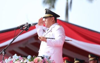Gubernur Hidayat Arsani Pimpin Upacara HUT KE-81 RI, Kobarkan Semangat Persatuan Dan Pengabdiannya