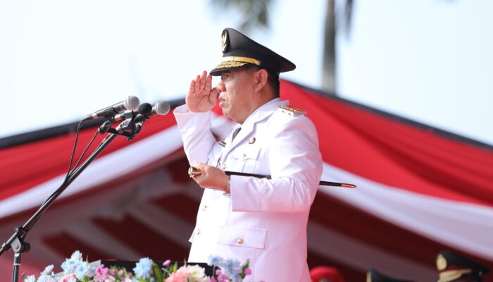 Gubernur Hidayat Arsani Pimpin Upacara HUT KE-81 RI, Kobarkan Semangat Persatuan Dan Pengabdiannya