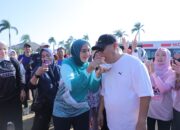 Ulang Tahun Ke-63 Gubernur Hidayat Arsani, Pemprov Babel Semarakkan Dengan Senam Sehat Bersama