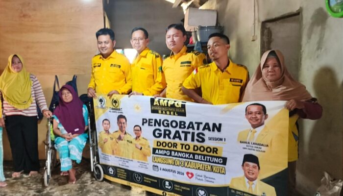 AMPG Babel Gelar Pengobatan Gratis Door to Door di 3 Wilayah