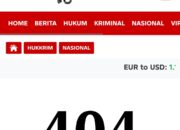 404” Muncul Setelah Pemberitaan Dugaan Pesta Narkoba Di Lapas Bukit Semut, Ada Apa?