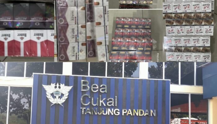 16 Ribu Batang Rokok Ilegal Diamankan Di Belitung, Bea Cukai: Jangan Berhenti Pada Pengedar