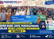 Gabungan DPRD Babel Dapil Pangkalpinang Gelar Reses  Gabungan Di SMAN  2, Fokus Literasi 