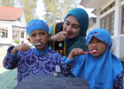 Edukasi PHBS, Noni Hidayat Ajarkan Cara Cuci Tangan dan Gosok Gigi yang Benar ke Anak PAUD