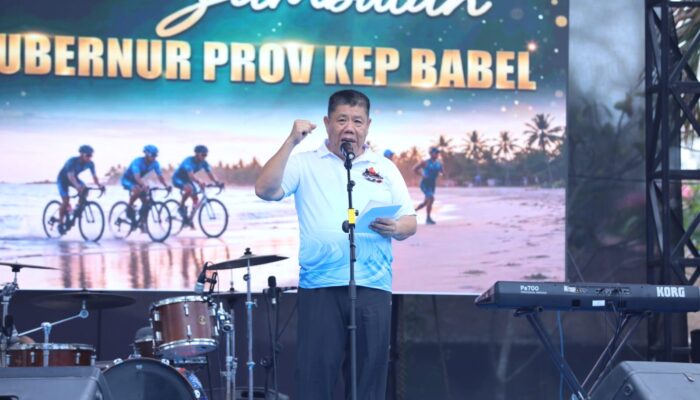 Dukung Olahraga dan Perkuat Sinergitas, Gubernur Hidayat Arsani Bersama Pangdam II/Sriwijaya Buka TNI Triathlon Open 2026