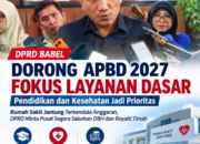 APBD 2027 Babel Diproyeksikan Rp2 Triliun Lebih, DPRD Tekankan Layanan Dasar