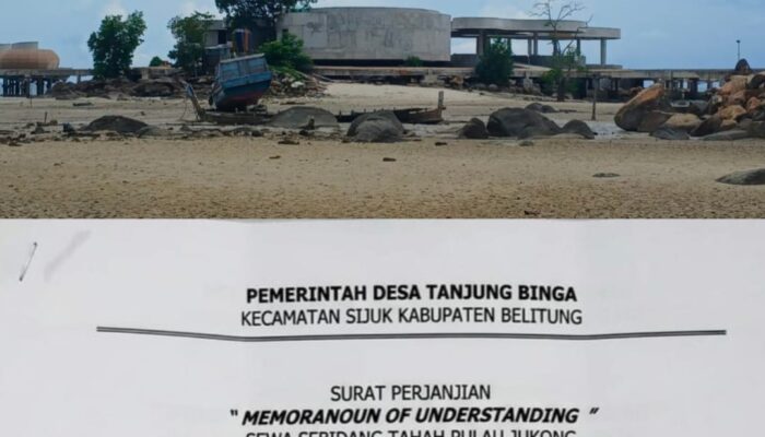 Sewa Pulau Jukong 30 Tahun, Legalitas Pengelolaan  Aset Desa Tanjung Binga Dipertanyakan