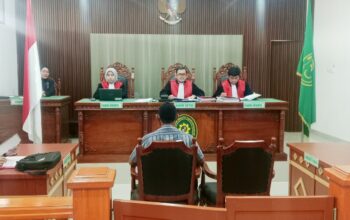 PN Tanjung Pandan Tolak Eksepsi Lendra Ginawan Di Dua Perkara Pidana