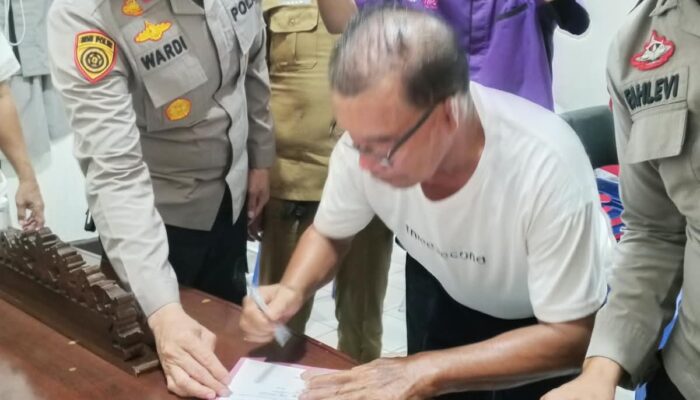 Kapolsek Koba Bersama Forkopincap Sukses Menengahi kengketa Di Jalan Simpang Perlang