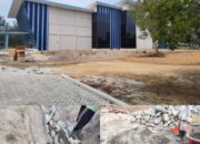 Proyek Paving Blok Museum Maritim Sijuk Disorot Tanpa Papan Proyek Dan Molen